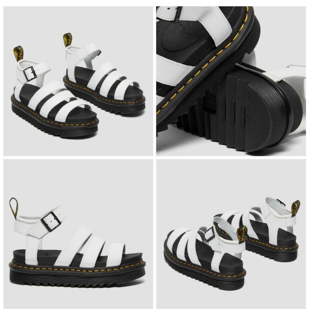 Dr. Martens Blaire Leather Platforms‎ gladiator sandals size 7 Doc Martens